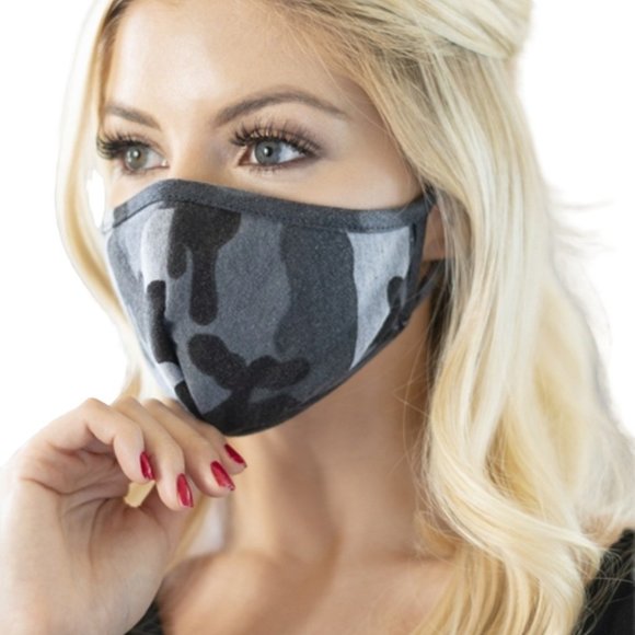 NEW Gray Camo Mini-Me Face Mask Bundle - Picture 7 of 9